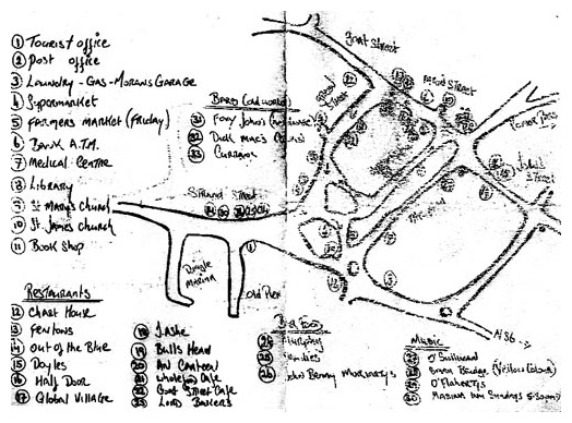 Map of Dingle, personal touch